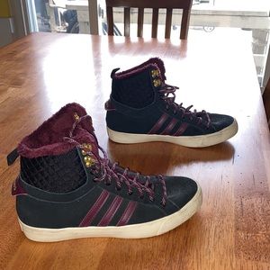 Warm adidas sneakers